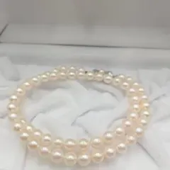 アコヤ あこやパール 本真珠 ネックレス akoya Perl silver