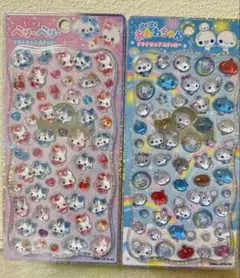 あわわちゃん　まじかるベリーベリー　プチドロップステッカー　2種セット①