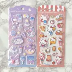 国内正規品❥サンリオ キティ クロミ❥ジュエル マシュマロステッカーズ