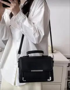 ショルダーバッグ ハンドバッグ ブラック