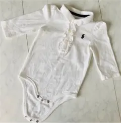 ☆お値下げ☆【ポロラルフローレン】パフスリーブロンパース 9M/75