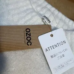 オゾック　アルパカ入り新品未使用ニットMサイズ単品S4061