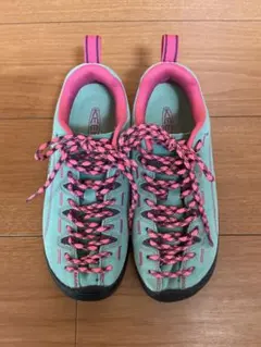 KEEN Jasper /ジャスパー スニーカー ライトブルー×ピンク 24cmのサムネイル