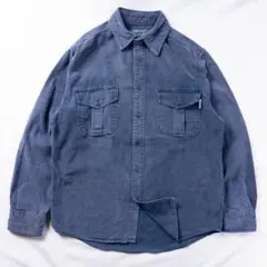 ビンテージ古着 90s00s ウールリッチ 細畝 フェード コーデュロイシャツ