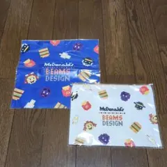マクドナルド　BEAMS DESIGN　ハンカチ＆ポーチ