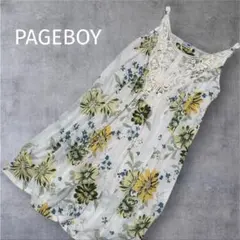 ページボーイ チュニックワンピース レース 花柄(M) ノースリーブのサムネイル