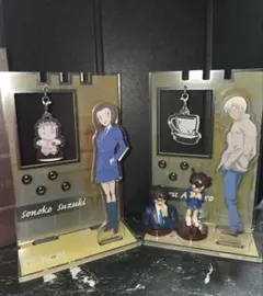 名探偵コナン コレクタブル ジュエリーアクリルスタンド 安室透&鈴木園子&その他