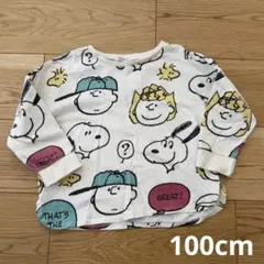 PEANUTS スヌーピー ロンT 100cm