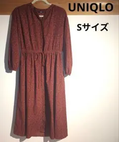UNIQLO 小花柄シャツワンピース Sサイズ