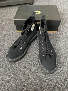 CONVERSE ロングライフ ブラック ハイカット スニーカー