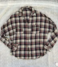 ページボーイ　長袖　シャツ　チェック柄　PAGEBOY Mサイズ