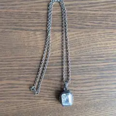 925シルバー オクタゴナルカット ネックレス