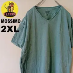 USA古着 MOSSIMO　無地Tシャツ2XL　ブルーのサムネイル
