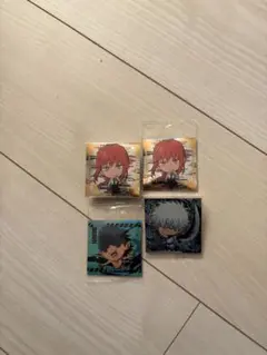 アニメキャラクター ステッカー 4枚セット