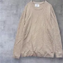 a1619【ZARAザラ】長袖ニット　ベージュ　ジュニア13〜14歳