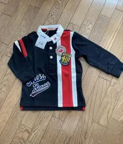 【新品】ミキハウス ラガーシャツ　日本製　90