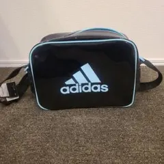 新品未使用 adidas ショルダーバッグ ブラック/ブルー