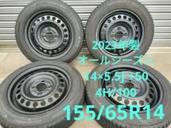 2022年製スタッドレス 黒再塗装 4H/100 155/65R13 - メルカリ