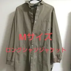 《値下げ》gym master ストレッチヘリンボーン ロングシャツジャケットのサムネイル