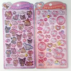 サンリオ うるちゅるポップシール 日焼け サンリオキャラクターズ　キティ