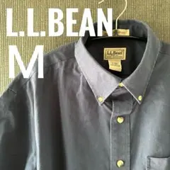 90s エルエルビーン L.L.Bean BDシャツ 半袖 紺 ネイビー M