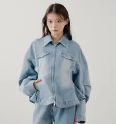 新品未使用タグ付き【Chico】♡デニムペプラムジャケット♡完売品