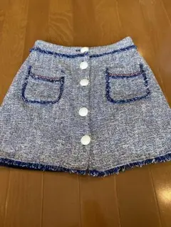 ZARA BASIC ツィードスカート