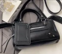 即配送 2way city bag y2k black 00s archive