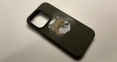 MAISON KITSUNE　iPhone13Pro ケース　 濃カーキ