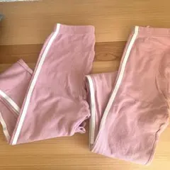 Bee des Bee 140 150 ピンクラインパンツ　2着セット