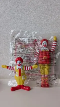 マクドナルド ドナルド フィギュア2個セット