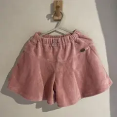【110cm】コーデュロイハーフパンツ ピンク