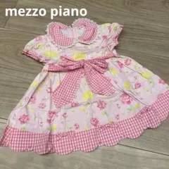 mezzo piano メゾピアノ　ワンピース　90 花柄　リボン　ピンクのサムネイル
