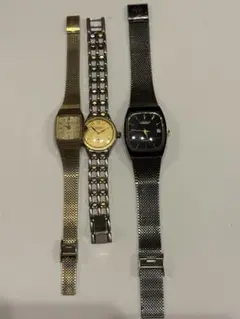 メッシュバンド時計 3本セット