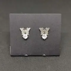 【両耳ピアス】バタフライ 蝶 綺麗 金属ピアス