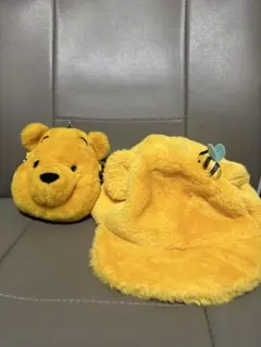 ディズニー くまのプーさん カチューシャ 帽子 パークキャップ パスケース