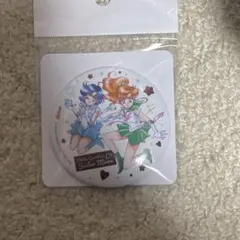 セーラームーン　明治　缶ミラー　セーラーマーキュリー　セーラージュピター