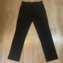 UNIQLO 感動パンツ（ウルトラライト・コットンライク）ブラック メンズ