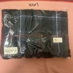 新品未開封　LAVA タータンチェック柄ブランケット