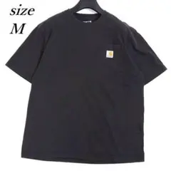 【人気】Carhartt カーハート ポケットTシャツ ルーズフィット 黒 M