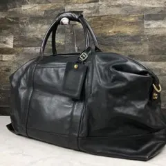 COACH オ－ルドコーチ ボストンバッグ オールレザー 黒のサムネイル