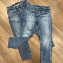 【美品】ユニクロ ウルトラストレッチスキニーフィットジーンズ2本セット