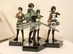 一番くじ 進撃の巨人 くじ奪還作戦 フィギュア4体セット