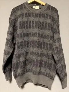 Shot Arrow ダークグレー ニットセーター L