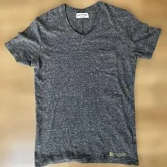 NANO.UNIVERSE グレー Vネック Tシャツ