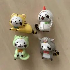 ココス　ラスカル　干支マグネット4個　トラ、ヘビ、トリ、イノシシ　値下不可