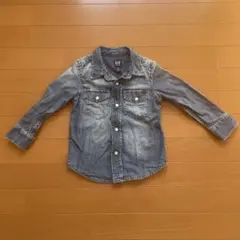 GAP トドラー デニム長袖シャツ