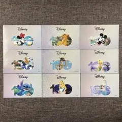 ディズニーストア ディズニー100 非売品 マンスリー カード 全9種