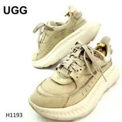 UGG アグ　S/N1127111　厚底スニーカー　ベージュヌバック　23.5