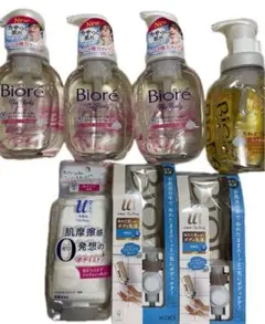 花王 ビオレ ザ ボディ 泡タイプ ブリリアントブーケと金木犀。乳液とミトンのサムネイル